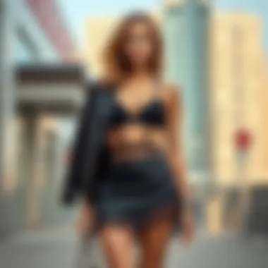 Versatility in Wear: Garter Belt Skirt for Every Occasion Versatile garter belt skirt worn in various settings