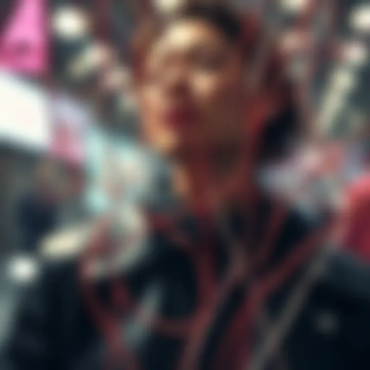 A conceptual illustration of identity and branding, intertwining threads representing personal style and societal values.