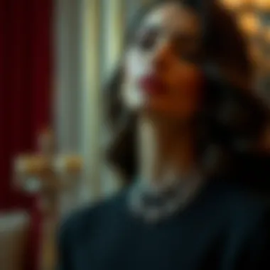 Sophisticated three-piece jewellery set enhancing formal wear