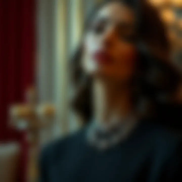 Sophisticated three-piece jewellery set enhancing formal wear