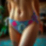 A collection of fantasy thongs showcasing intricate designs and vibrant colors