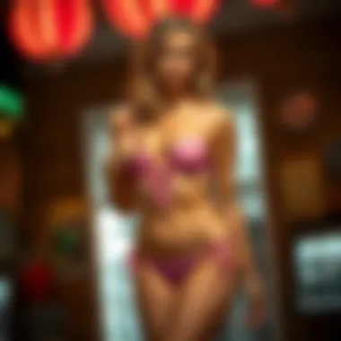 Fantasy Thongs and Personal Expression Artistic representation of fantasy thongs as a form of personal expression