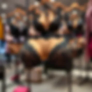 A fashionable display of contemporary lace sets