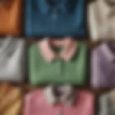 Exploring Materials for Peter Pan Collar Sweaters A flat lay of various materials used to make Peter Pan collar sweaters including wool, cotton, and blends