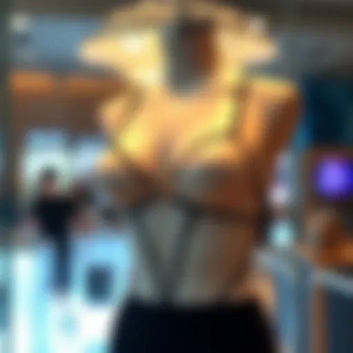 Sleek Design of a Strappy Backless Bodysuit Elegant strappy backless bodysuit on a mannequin