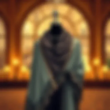 Vintage illustration showcasing a fashionable wrap from the 1920s