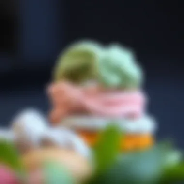 Eco-Friendly Knotted Elastic Hair Ties A selection of eco-friendly knotted elastic hair ties made from sustainable materials