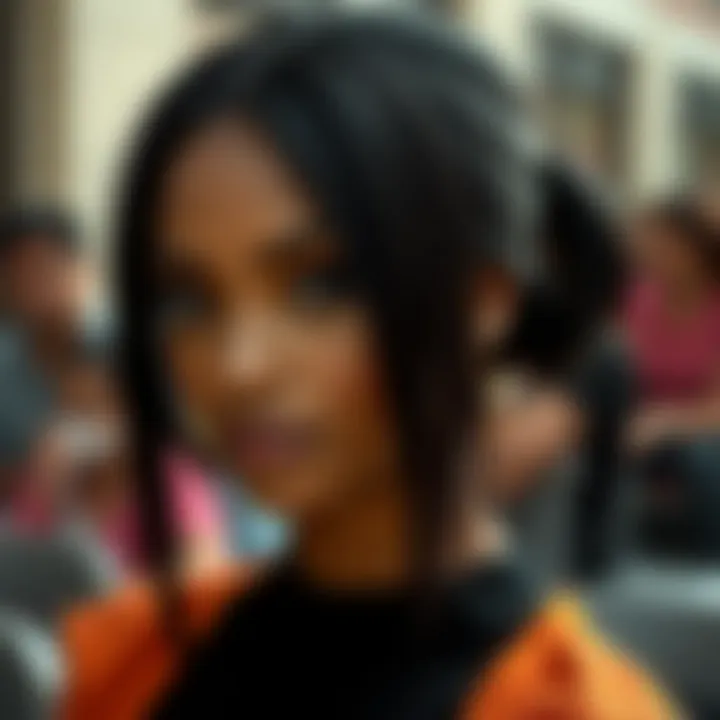 Cultural significance of straight black lace front wigs illustrated through diverse styles