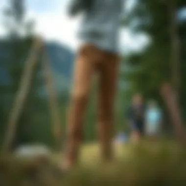 Discovering Versatility in Nature Versatile zip-off hiking pants in a natural setting