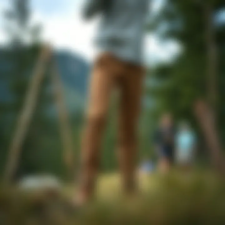 Discovering Versatility in Nature Versatile zip-off hiking pants in a natural setting