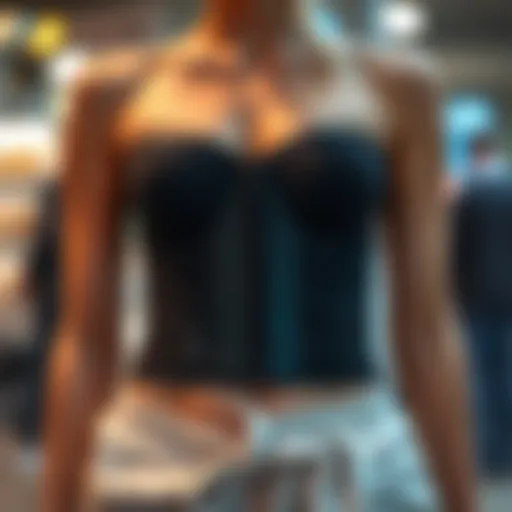 Stylish waterproof waist trainer showcasing its sleek design