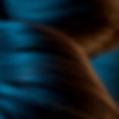 Quality Hair Textures A close-up of hair textures used in modern wigs, highlighting their quality.