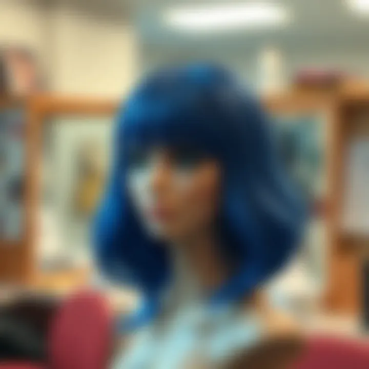 Wig Maintenance Essentials A detailed guide on wig maintenance tips displayed creatively.