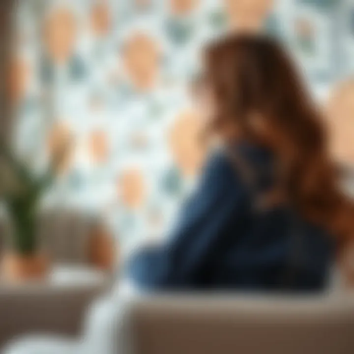 Customizable wall stickers showcasing personal style