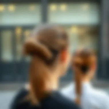 A comparison of traditional ponytail methods versus modern techniques