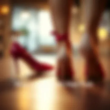 Before and after comparison of shoe wear with and without heel pads