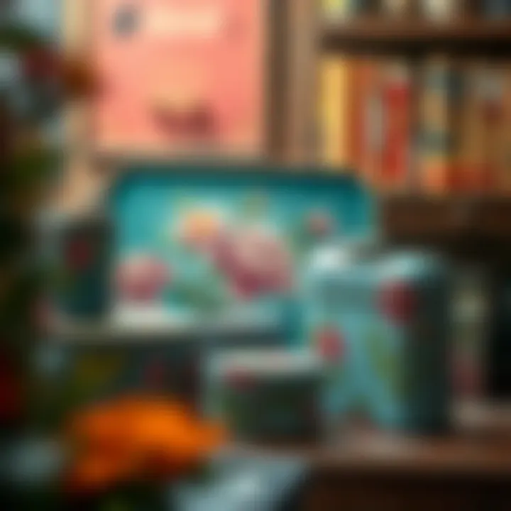 Historic floral tin artifacts reflecting cultural significance