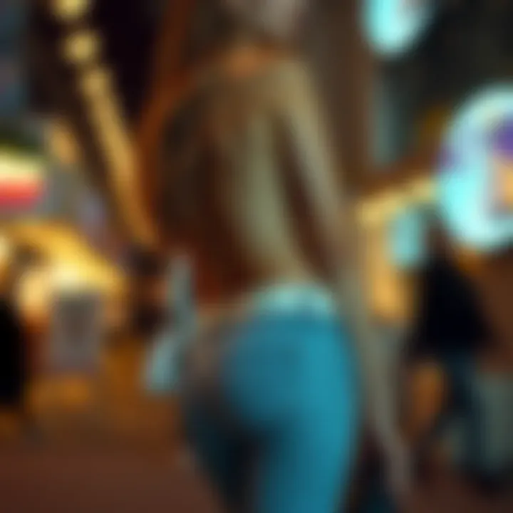 Stylish outfit featuring a padded butt shaper integrated seamlessly.