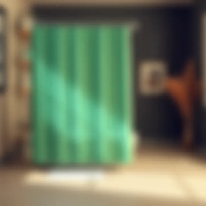 Maintaining Your Pastel Green Shower Curtain Maintenance tips for keeping a pastel green shower curtain fresh and clean