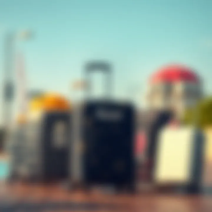 A variety of luggage covers reflecting different personal styles