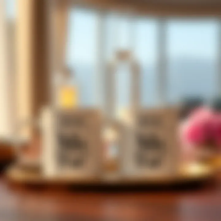 Elegant Personalized Mugs Display Elegant personalized Mr and Mrs mugs on a table