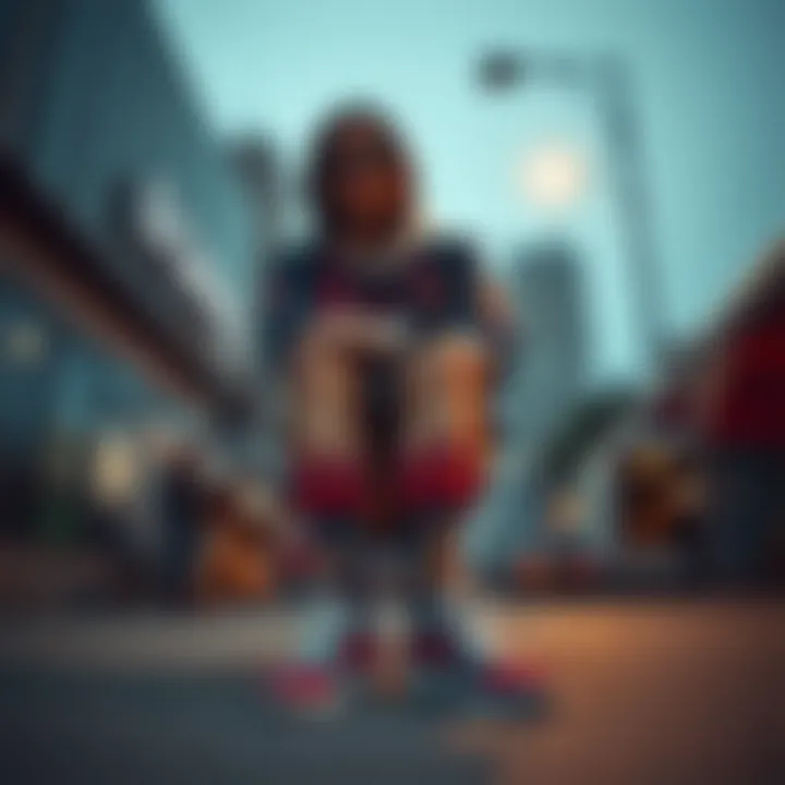 Fashion Statements Made with Customized Socks A trendy individual wearing personalized socks that reflect personal interests