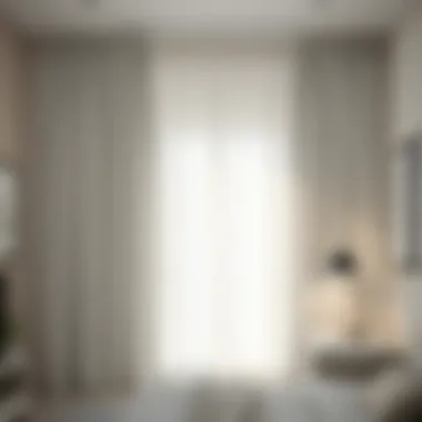 How Pure White Curtains Enhance Ambient Lighting in Interiors Ambient lighting enhanced by pure white curtains