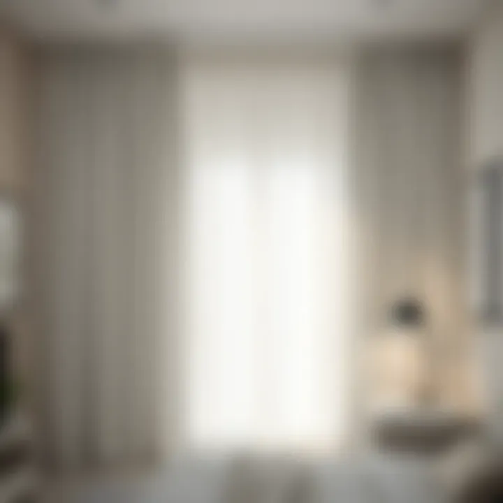 How Pure White Curtains Enhance Ambient Lighting in Interiors Ambient lighting enhanced by pure white curtains