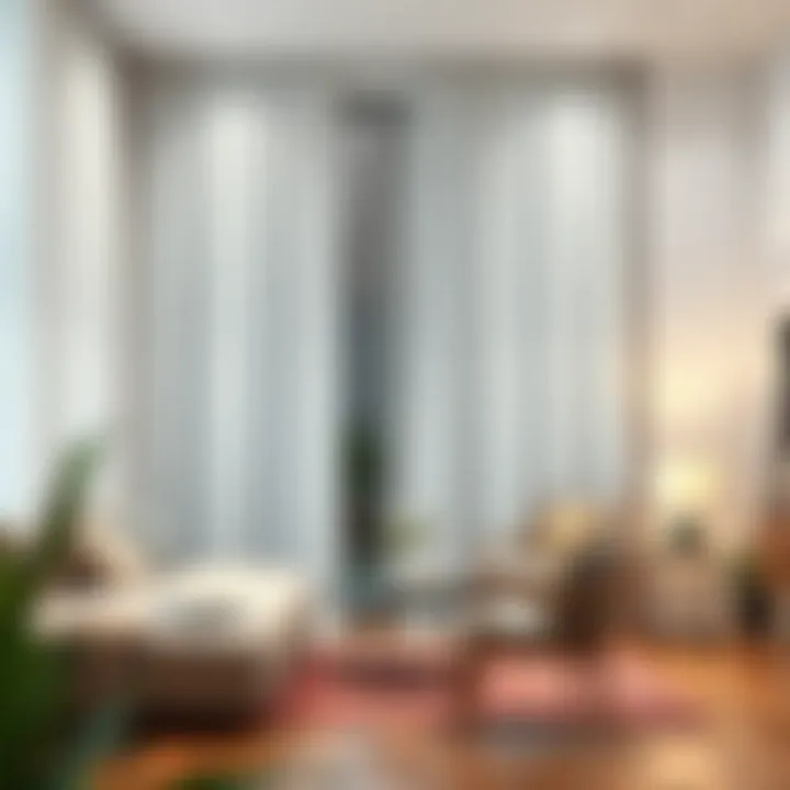 Innovative Pairing Ideas: Pure White Curtains with Modern Decor Stylish pairing of pure white curtains with modern decor