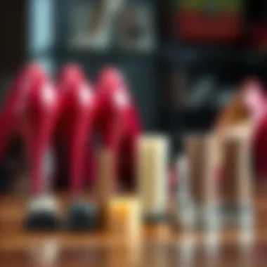 Varieties of Heel Caps for Durability Different types of heel caps displayed for selection