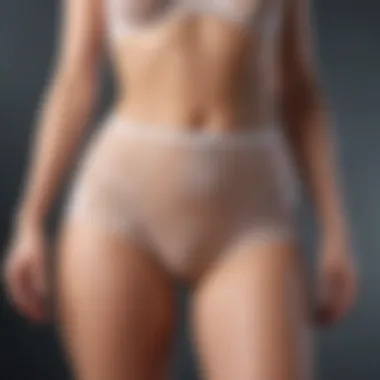 Diverse Styles of Shaping Underwear Elegant shaping underwear showcasing diverse styles