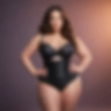 Trendy Plus-Size Fashion with Shapewear Trendy plus-size fashion combining style and shapewear