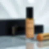 Close-up of SheGlam Complexion Pro Foundation in elegant packaging