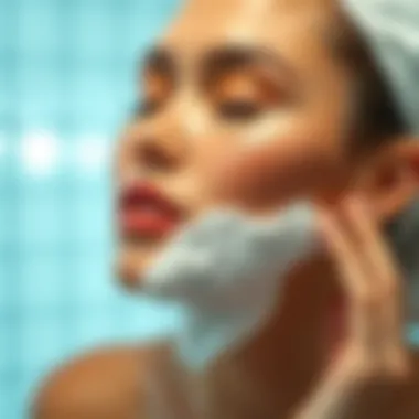 Illustration of the silicone material's properties highlighting its benefits for skin.