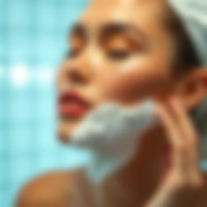 Illustration of the silicone material's properties highlighting its benefits for skin.