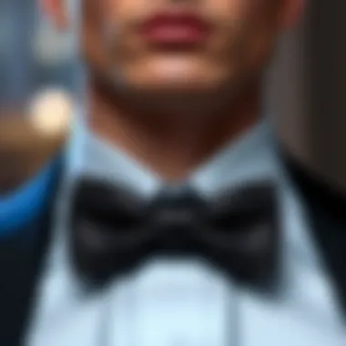 The Elegance of the Sparkly Black Bow Tie Elegance of the Sparkly Black Bow Tie