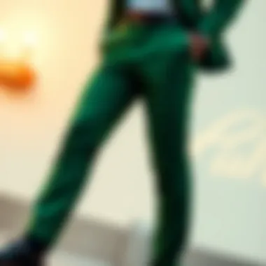 Elegant Green Dress Pants Elegant green dress pants suitable for formal events