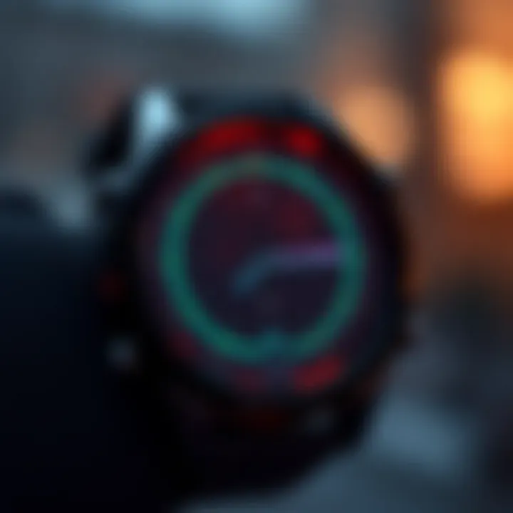 User interface of a smart wearable device