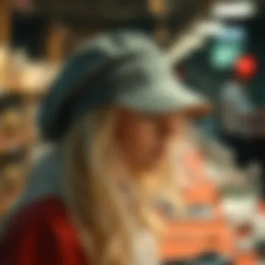 Infographic illustrating the sustainability aspects of headwear production