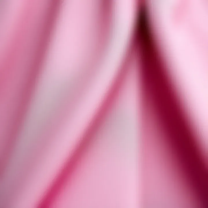 Textures of Elegance: The Fabric of Pink Suits Close-up of luxurious fabric used in pink suits