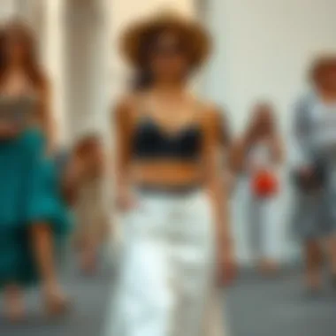 Versatility in Styling: Chicos White Skirt Versatile styling options for the Chicos white skirt displayed across various outfits