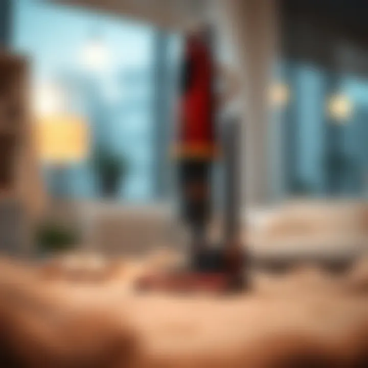 Modern Lint Vacuum Design A modern lint vacuum designed for efficiency and ease of use