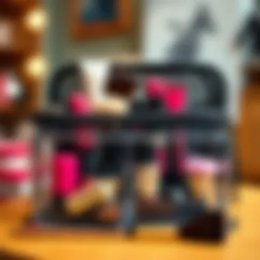 Comparison of dual compartment and traditional makeup storage options