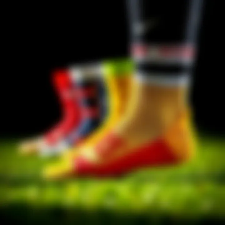 Diverse Styles of Soccer Grip Socks Variety of styles in soccer grip socks