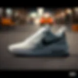 Nike's iconic minimalist footwear design showcasing clean lines and simplicity