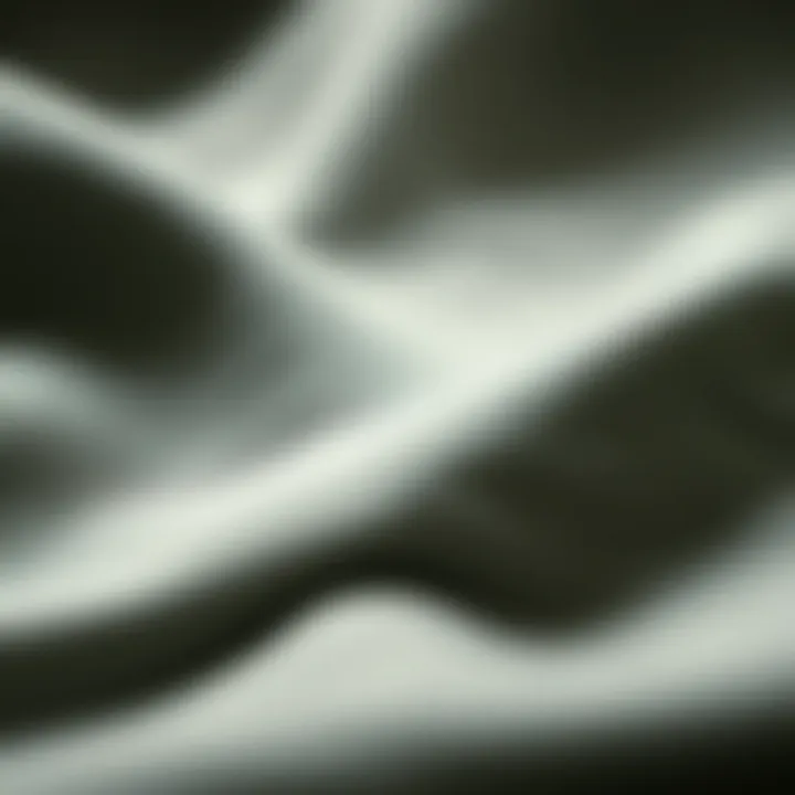 A close-up of Nike's textile materials emphasizing sustainable practices