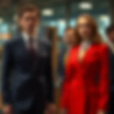 Analysis of design elements and fabric choices in suit uniforms