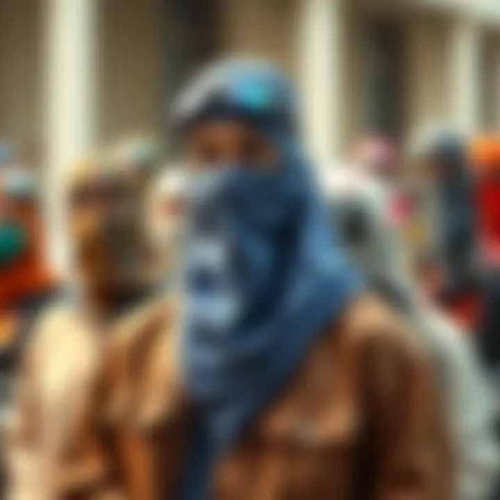 A collection of modern do rags in various colors and patterns