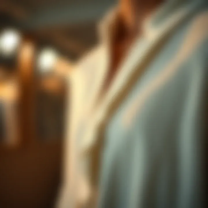 Sustainable Fabric Choices A close-up of sustainable fabric choices used in white spring cardigans