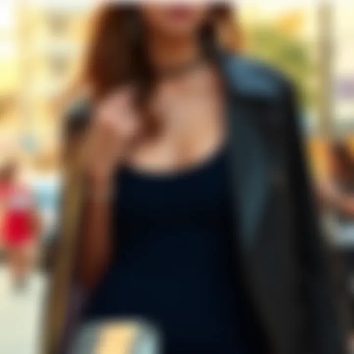 Accessorizing a bodycon mini dress for a chic look